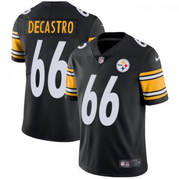 Youth Nike Steelers #66 David DeCastro Black Team Color Stitched NFL Vapor Untouchable Limited Jersey