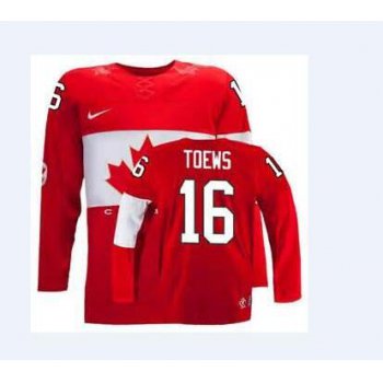 Youth 2014 Olympics Canada #16 Jonathan Toews Red Jersey