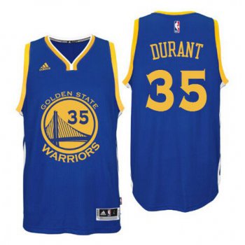 Youth Golden State Warriors Kevin Durant Royal Blue Swingman #35 Player Adidas Road Jersey
