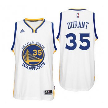 Youth Golden State Warriors Kevin Durant White Swingman #35 Player Adidas Home Jersey