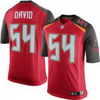 Youth Tampa Bay Buccaneers #54 Lavonte David Red Team Color NFL Nike Game Jersey