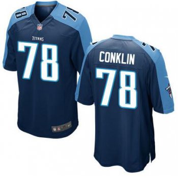 Youth Tennessee Titans #78 Jack Conklin Nike Navy 2016 Draft Pick Game Jersey