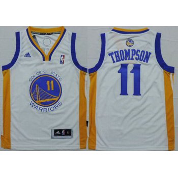Youth Golden State Warriors #11 Klay Thompson White NBA Adidas Jersey
