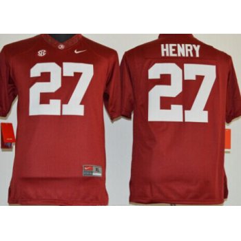 Alabama Crimson Tide #27 Derrick Henry 2014 Red Limited Kids Jersey