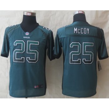 Nike Philadelphia Eagles #25 LeSean McCoy Drift Fashion Dark Green Kids Jersey