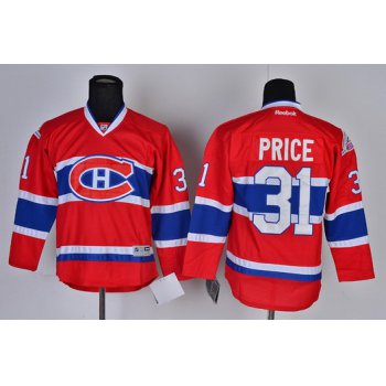 Montreal Canadiens #31 Carey Price Red Kids Jersey
