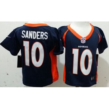 Nike Denver Broncos #10 Emmanuel Sanders Blue Toddlers Jersey