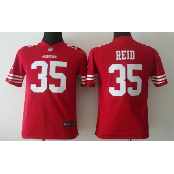 Nike San Francisco 49ers #35 Eric Reid Red Game Kids Jersey