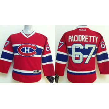 Montreal Canadiens #67 Max Pacioretty Red Kids Jersey