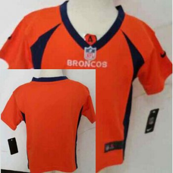 Nike Denver Broncos Blank Orange Toddlers Jersey