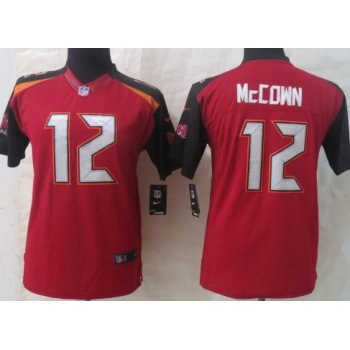 Nike Tampa Bay Buccaneers #12 Josh McCown 2014 Red Limited Kids Jersey