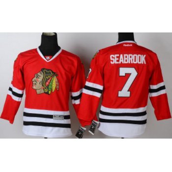 Chicago Blackhawks #7 Brent Seabrook Red Kids Jersey