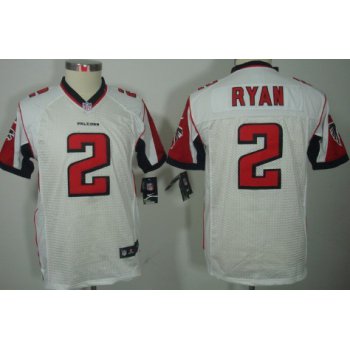 Nike Atlanta Falcons #2 Matt Ryan White Limited Kids Jersey