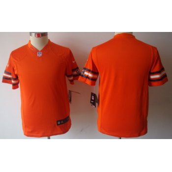 Nike Chicago Bears Blank Orange Limited Kids Jersey