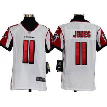 Nike Atlanta Falcons #11 Julio Jones White Game Kids Jersey