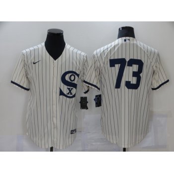 Men's Chicago White Sox #73 Yermin Mercedes 2021 Cream Field of Dreams Cool Base Stitched Nike Jersey
