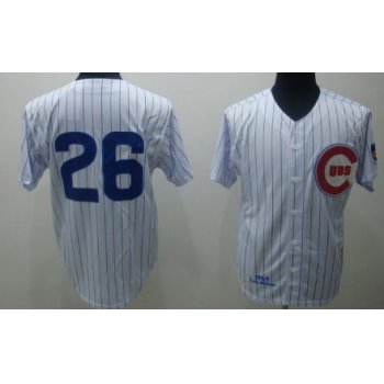 Chicago Cubs #26 Billy Williams 1969 White Throwback Jersey