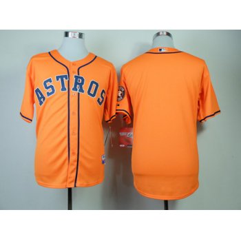 Houston Astros Blank Orange Jersey