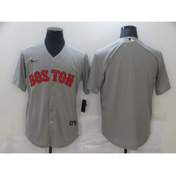 Men Boston Red Sox Blank Grey Game Nike MLB Jerseys