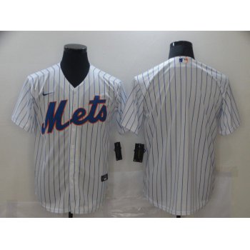 Men New York Mets Blank White Game Nike MLB Jerseys