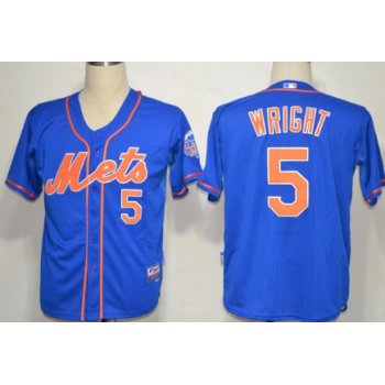 New York Mets #5 David Wright Blue Jersey
