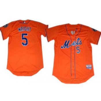 New York Mets #5 David Wright Orange Jersey