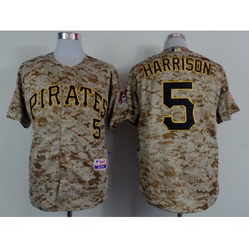 Pittsburgh Pirates #5 Josh Harrison 2014 Camo Jersey