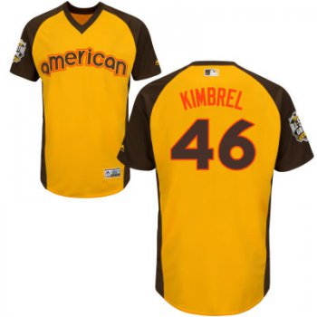 Men's American League Boston Red Sox #46 Craig Kimbrel Gold 2016 MLB All-Star Cool Base Collection Jersey