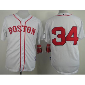 Boston Red Sox #34 David Ortiz 2014 White Jersey