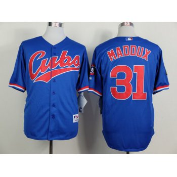 Chicago Cubs #31 Greg Maddux 1994 Blue Jersey