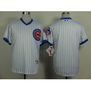 Chicago Cubs Blank 1988 White Pullover Jersey