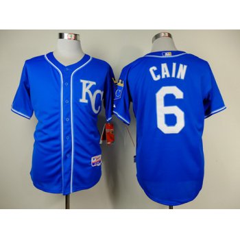 Kansas City Royals #6 Lorenzo Cain 2014 Blue Jersey
