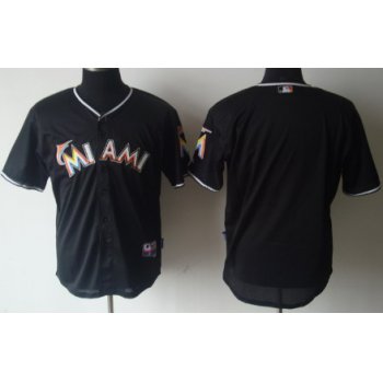 Miami Marlins Blank Black Jersey