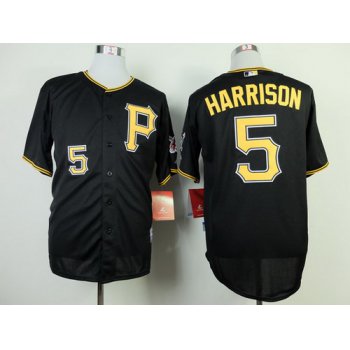 Pittsburgh Pirates #5 Josh Harrison Black Jersey