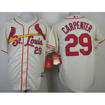 St. Louis Cardinals #29 Chris Carpenter Cream Jersey