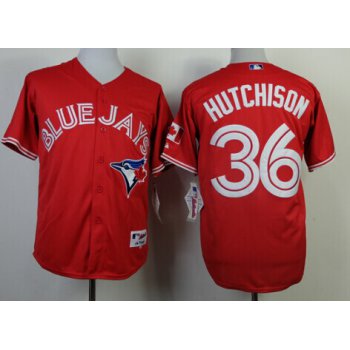 Toronto Blue Jays #36 Drew Hutchison Red Jersey