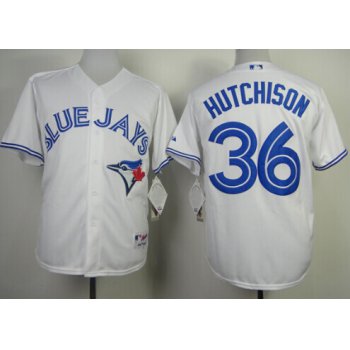 Toronto Blue Jays #36 Drew Hutchison White Jersey