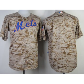 New York Mets Blank 2014 Camo Jersey