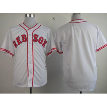 Boston Red Sox Blank 1936 White Jersey