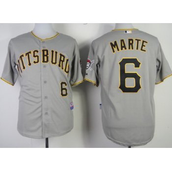 Pittsburgh Pirates #6 Starling Marte Gray Jersey