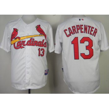 St. Louis Cardinals #13 Matt Carpenter White Jersey