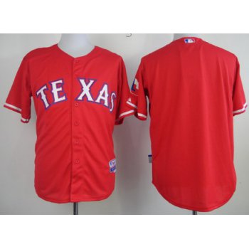 Texas Rangers Blank 2014 Red Jersey