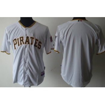 Pittsburgh Pirates Blank White Jersey
