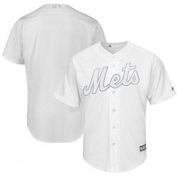 Men's New York Mets Blank White 2019 Players' Weekend Player Jersey