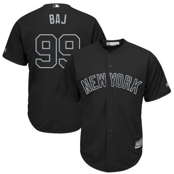 Men's New York Yankees 99 Aaron Judge BAJ Black 2019 Players' Weekend Player Jersey