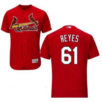 Men's St. Louis Cardinals #61 Alex Reyes Red Stitched MLB Majestic Cool Base Jersey