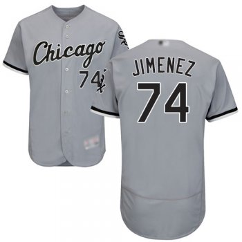 White Sox #74 Eloy Jimenez Grey Flexbase Authentic Collection Stitched Baseball Jerseys