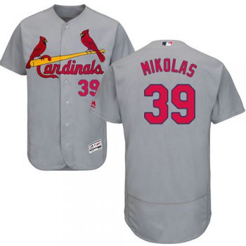 St.Louis Cardinals #39 Miles Mikolas Grey Flexbase Authentic Collection Stitched Baseball Jersey