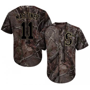 Seattle Mariners #11 Edgar Martinez Camo Realtree Collection Cool Base Stitched MLB Jersey