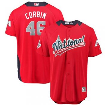 Diamondbacks #46 Patrick Corbin Red 2018 All-Star National League Stitched Baseball Jersey